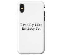 Carcasa para iPhone X/XS Me Gusta Mucho Reality TV Funny Reality Show Fan Humor