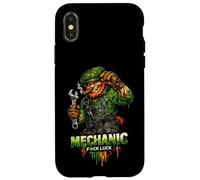 Carcasa para iPhone X/XS Mecánico Leprechaun | St. Patrick Irish Luck Funny Paddy