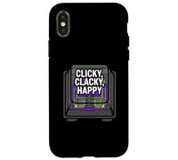 Carcasa para iPhone X/XS Mechanical Keyboard Custom Switch Clicky Clacky Happy