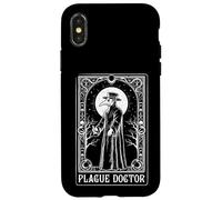 Carcasa para iPhone X/XS Médico De La Peste Carta del Tarot Gótico Médico De Plagas