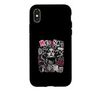 Carcasa para iPhone X/XS Medusa Mito Griego Dark Gorgon Snake Queen