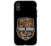Carcasa para iPhone X/XS Mentalidad de disciplina de Trabajo de cobertizo de Herramientas para Manualidades