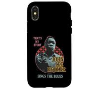 Carcasa para iPhone X/XS Mercancía Oficial de John Lee Hooker Jazz Icon - Canta el Blues