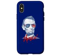 Carcasa para iPhone X/XS Merica Lincoln - 4th July Veterans or Memorial Day Abe