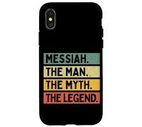 Carcasa para iPhone X/XS Messiah The Man The Myth The Legend - Cita Personalizada Divertida
