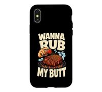 Carcasa para iPhone X/XS Mezclador Divertido para Barbacoa Wanna Rub My Butt Grill Master