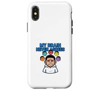 Carcasa para iPhone X/XS Mi Cerebro Nunca está de Acuerdo con el diseño Mental de Pensamiento excesivo