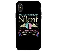 Carcasa para iPhone X/XS Mi Hijo Nacido Silencioso Infantil Pérdida Aborto espontáneo Padres