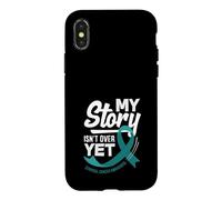Carcasa para iPhone X/XS Mi Historia aún no ha Terminado Concientización sobre el cáncer de Cuello uterino