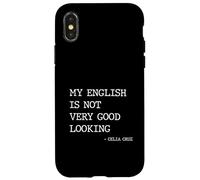 Carcasa para iPhone X/XS Mi inglés no es Muy Guapo