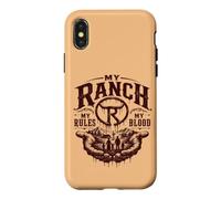 Carcasa para iPhone X/XS Mi Rancho Mis Reglas Mi Sangre Legado Familiar