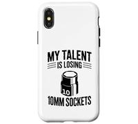 Carcasa para iPhone X/XS Mi Talento está perdiendo 10MM Sockets Car Guy Meme Mecánico de Coches