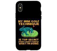 Carcasa para iPhone X/XS Mi Técnica de Mini Golf es de Alto Secreto Incluso yo no sé qué