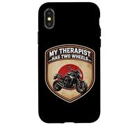 Carcasa para iPhone X/XS Mi Terapeuta Tiene Dos Ruedas Street Motocycle Japón Moto