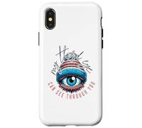 Carcasa para iPhone X/XS Mi Tercer Ojo Puede Ver a través de ti Humor Espiritual