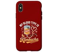 Carcasa para iPhone X/XS Mi Tipo de Sangre es Kombucha