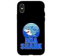 Carcasa para iPhone X/XS MIA Shark Family Reunion Squad Primer Apellido