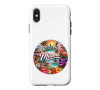 Carcasa para iPhone X/XS Miami, Florida, Estados Unidos, Playas Tropicales, A1A, Cangrejos de Piedra