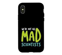 Carcasa para iPhone X/XS Microbiología Divertida No Todos Somos científicos Locos