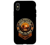 Carcasa para iPhone X/XS Miembro Oficial del Grand Canyon Rim-to-Rim Club