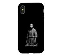 Carcasa para iPhone X/XS Miguel Ángel Renacimiento Leyenda Italiano