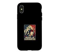 Carcasa para iPhone X/XS Miguel De Cervantes Escritor de novelas españolas