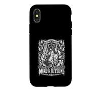 Carcasa para iPhone X/XS Miko Kitsune Shrine Spirits Respuesta Japón