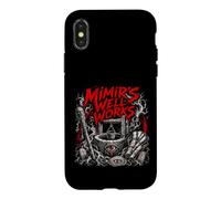 Carcasa para iPhone X/XS Mimirs Well Works Misterio de runas vikingas nórdicas