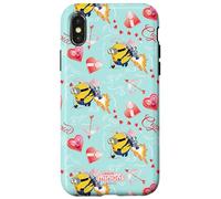 Carcasa para iPhone X/XS Minions Cupid All Over Print