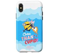 Carcasa para iPhone X/XS Minions Cuter Than Cupid