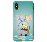 Carcasa para iPhone X/XS Minions Easter Seizing The Day