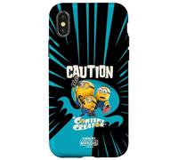 Carcasa para iPhone X/XS Minions & Monsters Caution
