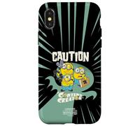 Carcasa para iPhone X/XS Minions & Monsters Caution Content Creator