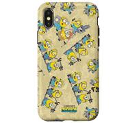 Carcasa para iPhone X/XS Minions & Monsters Film Strip All Over Print