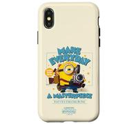 Carcasa para iPhone X/XS Minions & Monsters Make Everyday A Masterpiece