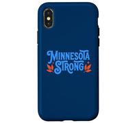 Carcasa para iPhone X/XS Minnesota Strong Vintage Inspired MN Solidarity