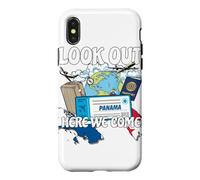 Carcasa para iPhone X/XS Mira Panamá Aquí Venimos Viaje de Vacaciones Familiares a