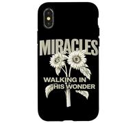 Carcasa para iPhone X/XS Miracles Walking In His Wonder Christian Cita Adoración