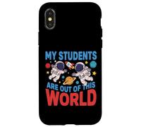 Carcasa para iPhone X/XS Mis Estudiantes están Fuera de Este Mundo Astronauta