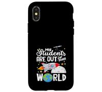 Carcasa para iPhone X/XS Mis Estudiantes están Fuera de Este Mundo Espacio para Profesores