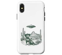 Carcasa para iPhone X/XS Misterioso Sombrero de Gato Grande no identificado artesanía Escena árida