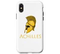 Carcasa para iPhone X/XS Mitología de la Antigua Grecia Aquiles Guerra de Troya Epic Ilíada