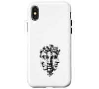 Carcasa para iPhone X/XS Mitología Griega Tres Rostros Arte Clásico