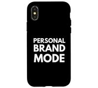 Carcasa para iPhone X/XS Modo de Marca Personal Bold Creator Tipografía