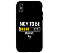 Carcasa para iPhone X/XS Mom To Be 2026 New Mom Loading 2026 Mommy to be