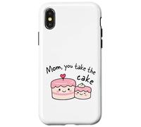 Carcasa para iPhone X/XS Mom You Take The Cake Lindo Kawaii Madre Apreciación Diseño