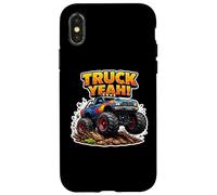 Carcasa para iPhone X/XS Monster Truck Yeah Funny Pun Wordplay Fan Lover Evento Cita