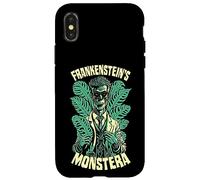 Carcasa para iPhone X/XS Monstera, un Jardinero Divertido de Frankenstein, Amante de Las Plantas de Halloween