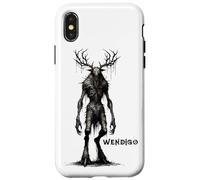 Carcasa para iPhone X/XS Monstruo Wendigo, Skinwalker, críptido, Malvado Monstruo de Terror