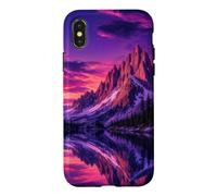 Carcasa para iPhone X/XS Montañas Mirror Lake